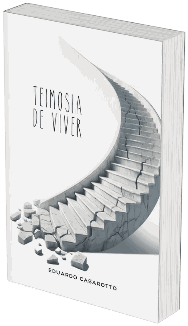 Capa do livro Teimosia de Viver.